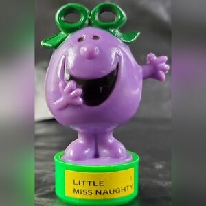 Tristar VTG Little Miss Naughty Stamper Rubber Stamp Roger Hargreaves RARE HTF